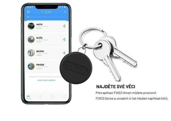 Smart tracker FIXED Sense, červený | Patro.cz