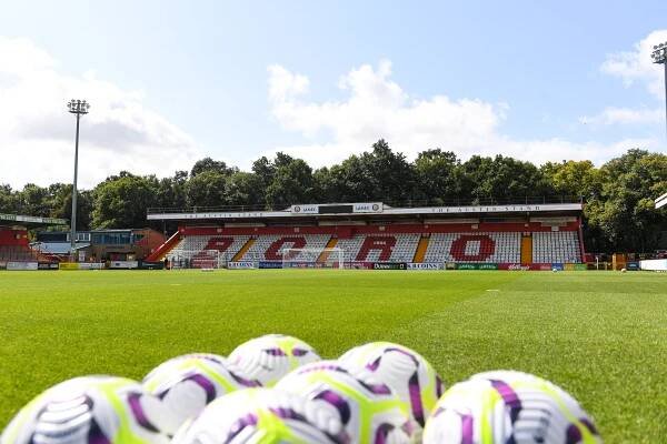 STEVENAGE, ENGLAND - AUGUST 25: A general view of the Lamex Stadium prior to the Premier League 2 match between Tottenham Hotspur and Newcastle United at The Lamex Stadium on August 25, 2024 in Stevenage, England. (Photo by Harriet Massey/Newcastle United via Getty Images)