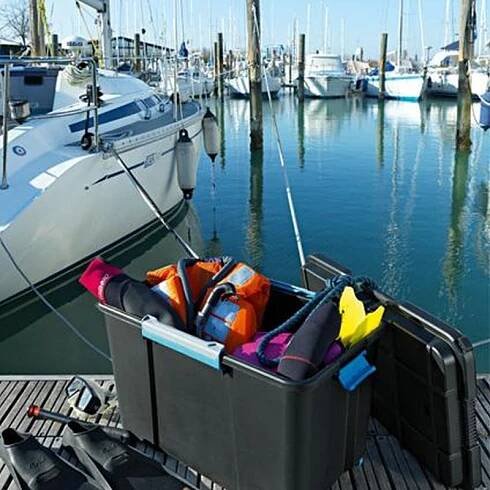 KIS SCUBA BOX M 45L 49,5x39x34cm černý / modrý