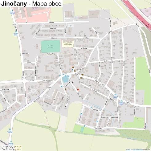 Jinočany - mapy | Kurzy.cz