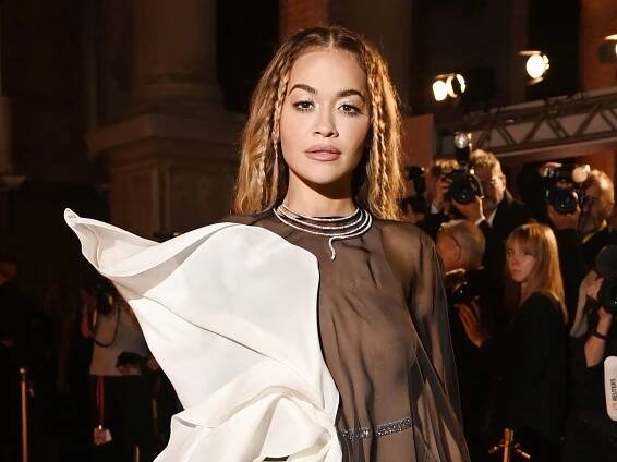 Rita Ora steals the show in sheer gown at Venice's amfAR gala