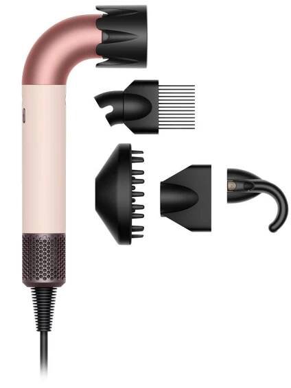Suszarka Dyson Supersonic r Curly+Coily Pastelowy róż/Różowe złoto
