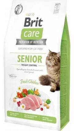 Krmivo pro kočku Krmivo Brit Care Cat Grain-Free Senior Weight Control 7kg