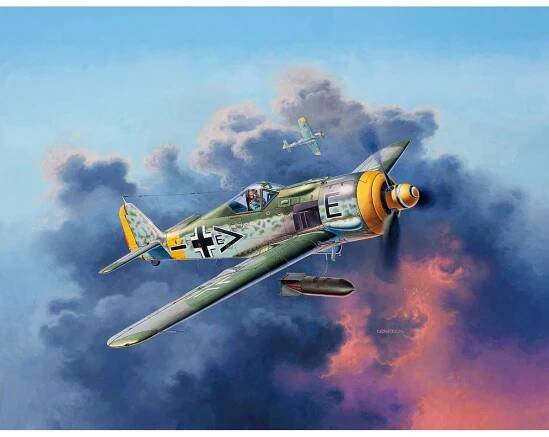 Revell ModelSet letadlo Focke Wulf Fw190 F-8 1 : 72