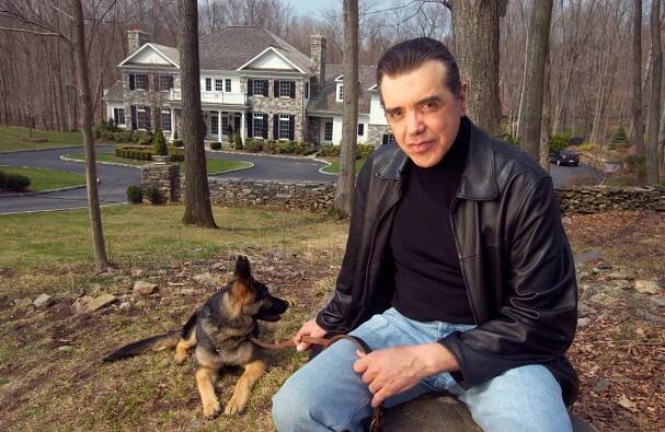 NEW YORK - APRIL 11:   (U.S. TABS AND HOLLYWOOD REPORTER OUT) Actor & Director Chazz Palminteri at his home in Northern Westchester, NY.  (Photo by Gabe Palacio/Getty Images)