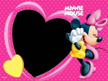 Minnie Mouse celebrating with some pink balloons! Wallpaper