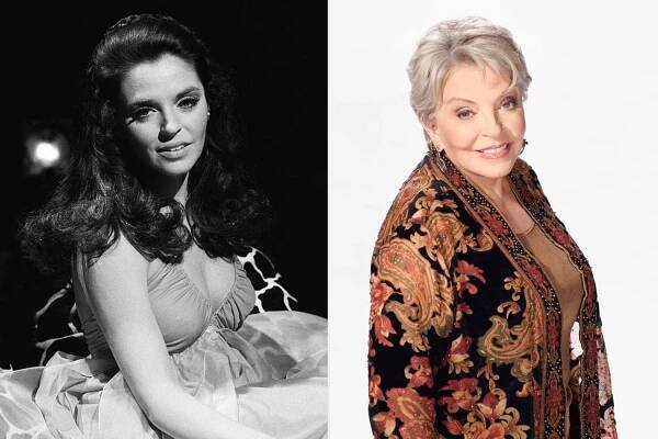 Susan Seaforth Hayes as Julie Williams on 'Days of Our Lives'; Susan Seaforth Hayes poses as Julie Williams to celebrate the 55th anniversary of 'Days of Our Lives'