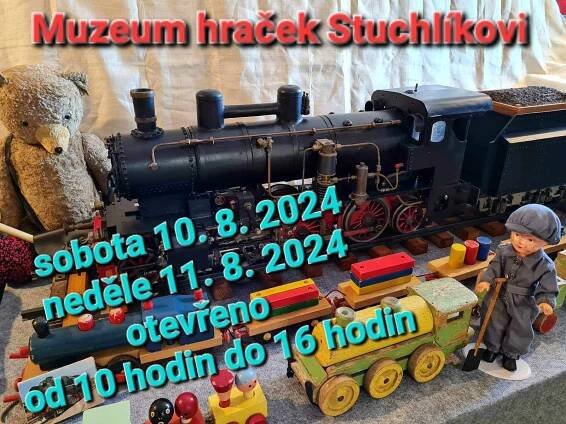 Muzeum hraček Stuchlíkovi v Novém Bydžově se mimořádně otevře i v neděli