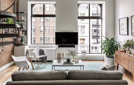Neobvyklý design interiéru bytu A Vibrant v New Yorku