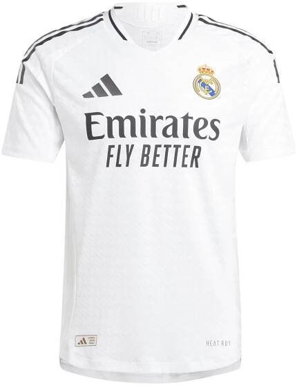 Real Madrid adidas Home Authentic Shirt 2024-25 with Vini Jr. 7 printing, , rebel_hi-res