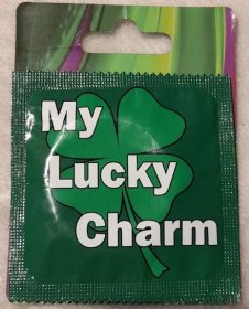 Irský suvenýrový kondom - Můj talisman pro štěstí - My lucky charm