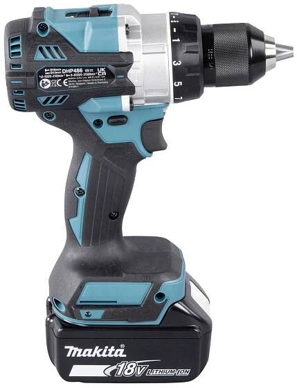 Makita aku příklepový šroubovák, bezkartáčové, DHP486RTJ