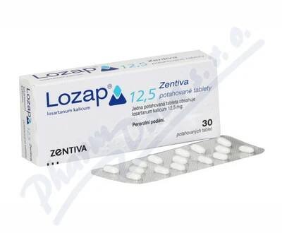 Lozap 12.5 Zentiva por.tbl.flm.30x12.5mg