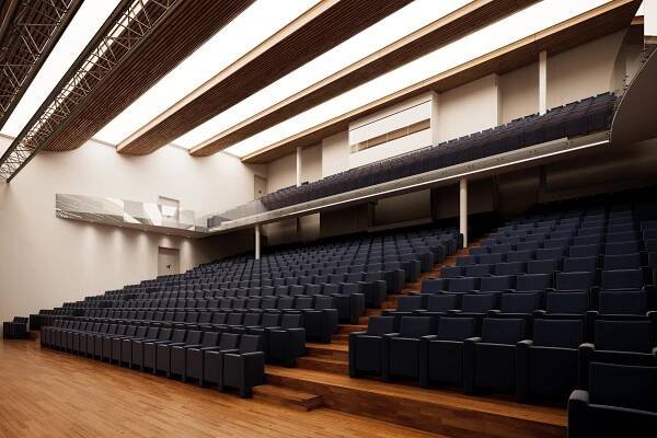 Le Centre de Congrès Estrel est en cours d'agrandissement / L'ouverture du nouvel Estrel Auditorium est...