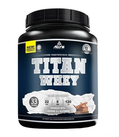 Titan Whey Protein 1kg tub (33 servings)