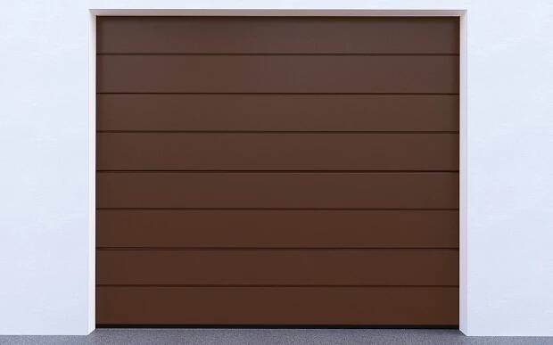 DoorHan Sekční garážová vrata DIY - hnědá