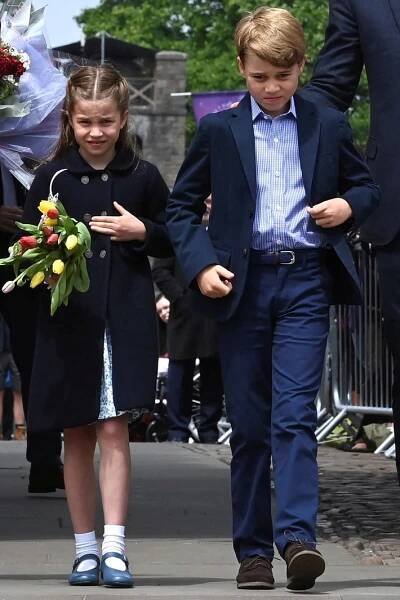 Kate a William s dětmi na návštěvě v Cardiffu