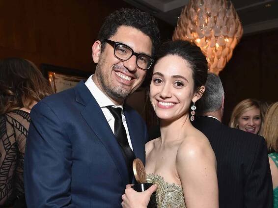 Sam Esmail and Emmy Rossum attend The 75th Annual Peabody Awards Ceremony on May 20, 2016 in New York City