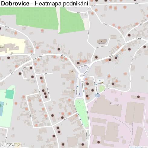 Dobrovice - mapy | Kurzy.cz