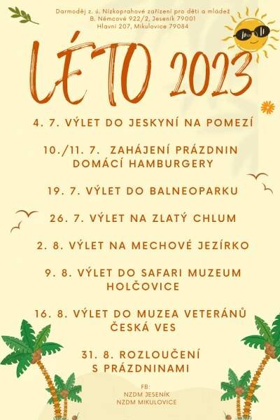 Darmoděj z. ú. - Léto 2023