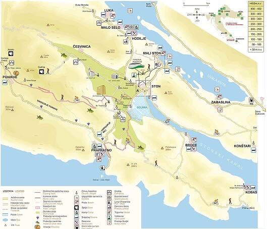 Visitors Map of Ston