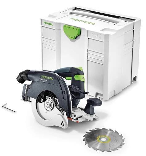 FESTOOL Akumulátorová okružní pila HKC 55 Li EB-Basic