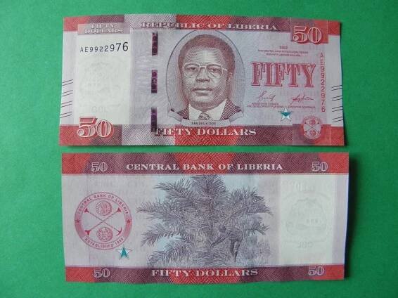50 Dollars 2022 Liberia - P40 - UNC - /O103n/