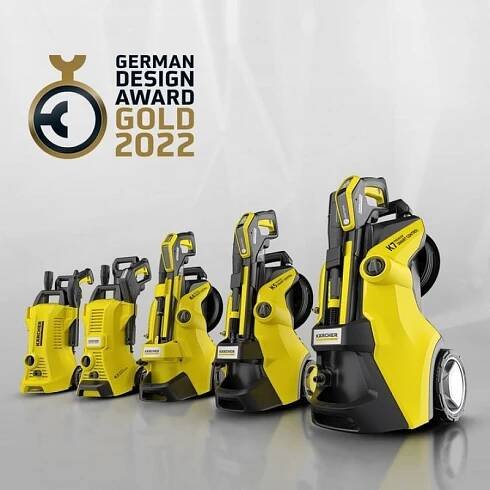 Řada tlakových myček Kärcher K2 - K7 Smart Control Premium dostala nejvyšší ocenění v soutěži German Design Awards 2022