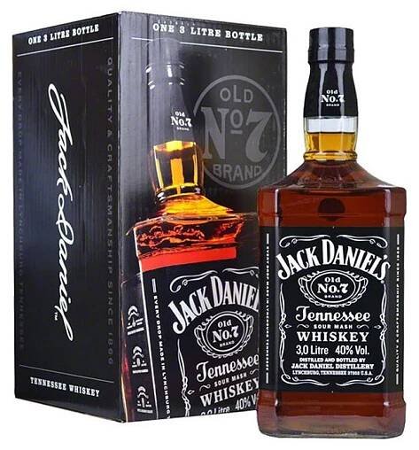 Jack Daniel's 40% 3 l (karton)