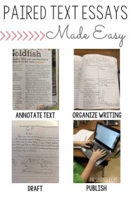Paired Text Essay Writing Made Easy for BIG KIDS
