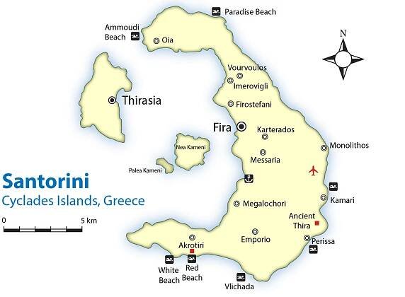 How to Island Hop to Popular Santorini