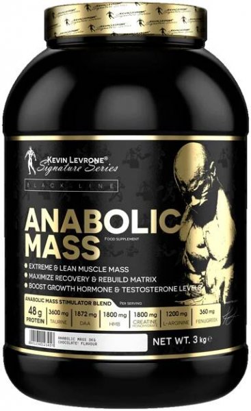 Kevin Levrone Anabolic Mass - 3000 g - Proteinová směs obohacená o další látky pro nabírání svalů - new