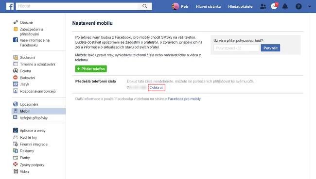 Fotogalerie: Jak odebrat telefonní číslo z Facebooku? - Cnews.cz