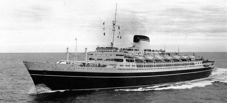 Zkáza lodi Andrea Doria: náraz byl tak silný, že cestující mizeli ve vteřině