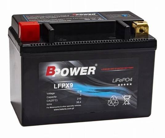 Akumulátor BPOWER Lithium 12,8V 3Ah 210A LFPX9
