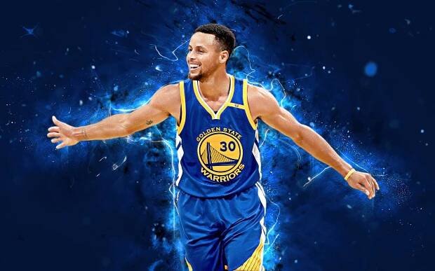 Stephen Curry Smiling NBA Desktop Wallpaper