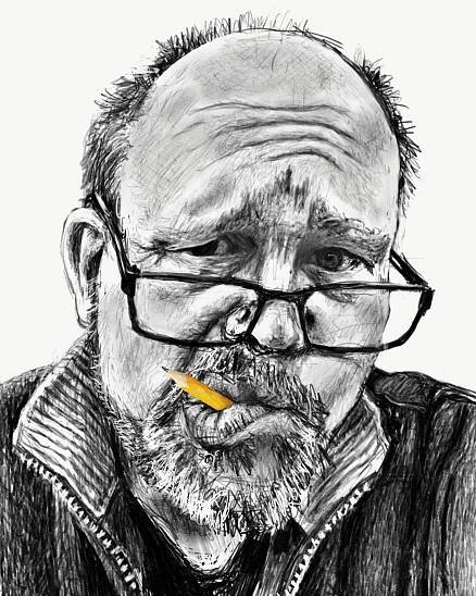 Pen in mouth