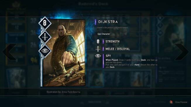 Karetní hra Gwent ze Zaklínače 3 vyjde jako samostatný titul