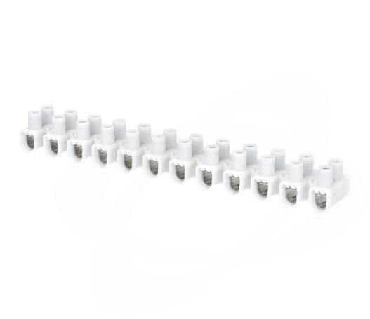 Svorkovnice instalační EKL 1 S 12x1 5÷6mm2 T80 PP bílá povrch. upr. ocel 1000104