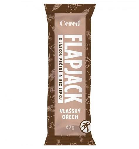 13374 flapjack cerea bezlepkovy vlassky orech 60 g