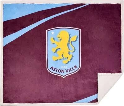 Obrázek produktu pro Aston Villa FC - deka, dlouhé vlákno, fleece TA13624 (152 cm x 117 cm) (červená/ modrá/bílá)