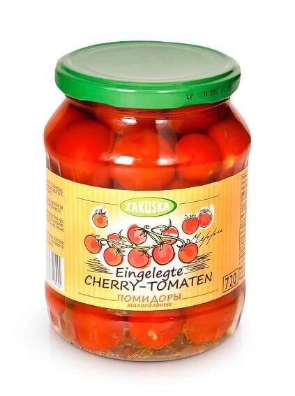 Nakládaná rajčata cherry 380g Zakuska
