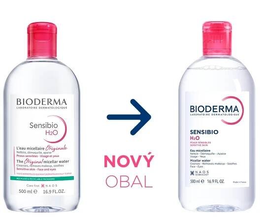 BIODERMA Sensibio H2O micelární voda 500 ml