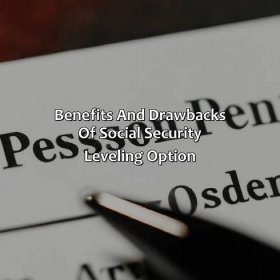 Benefits and drawbacks of Social Security Leveling option-what is the social security leveling option for pensions?, 