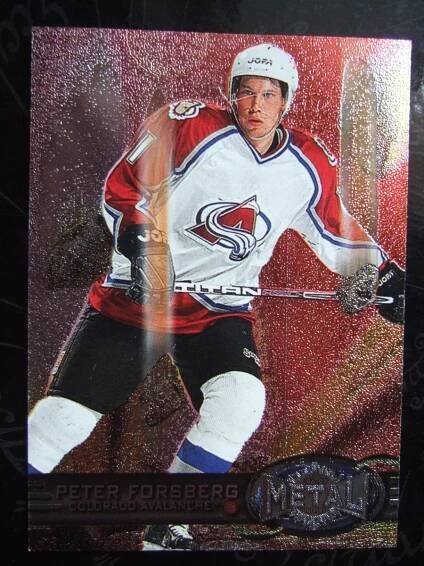 Peter Forsberg Fleer Metal Universe TOP stav