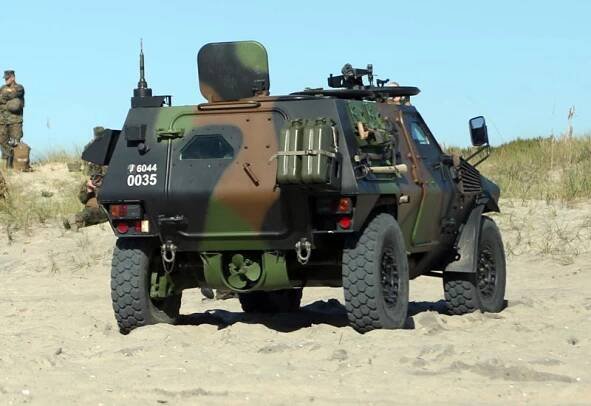Image of the Panhard VBL (Vehicule Blinde Leger)