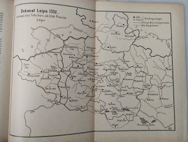 1926*historie osídlení polabského Děčína*Heimatkunde des Tetschen*mapa - Odborné knihy
