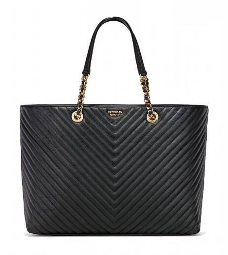 Victoria ́s Secret prošívaná kabelka Everything tote black