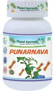 Planet Ayurveda Punarnava - Diuretikum, Detoxikace - 500 mg, 60 kapslí