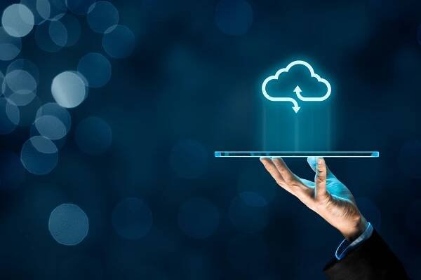 Koncept cloud computing — Stock obrázek